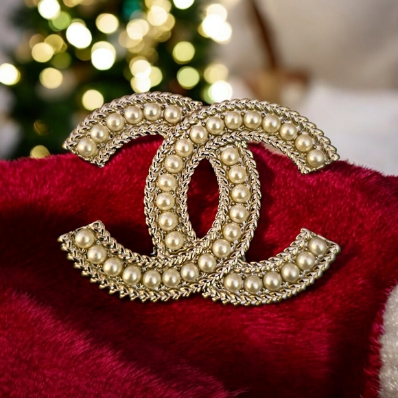 Monogram Brooch Silver - Picture 1 of 4